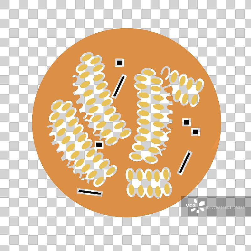 扁平风澳门美食炒玉米免扣元素图片素材