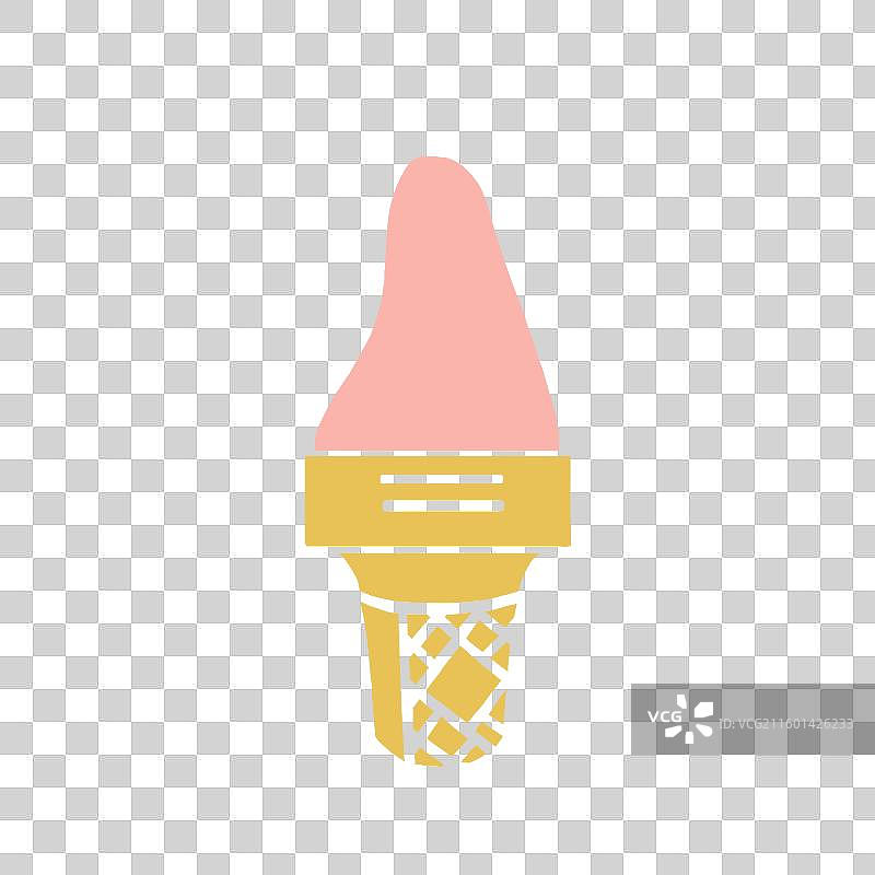 扁平风澳门美食可爱冰淇淋免抠元素图片素材