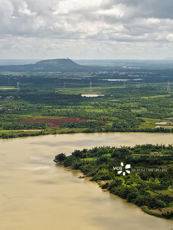 海南南渡江：大地的脉络，一条河滋养的千年田园图片素材