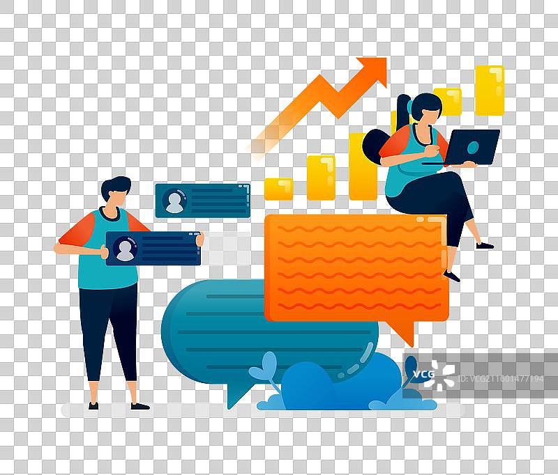 审查公司业绩的业务图片素材