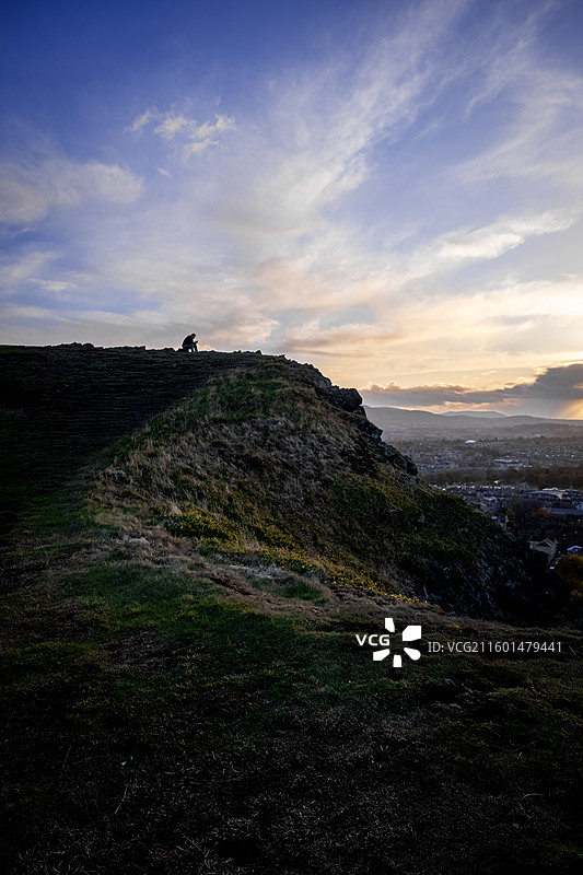 爱丁堡亚瑟王座山顶图片素材