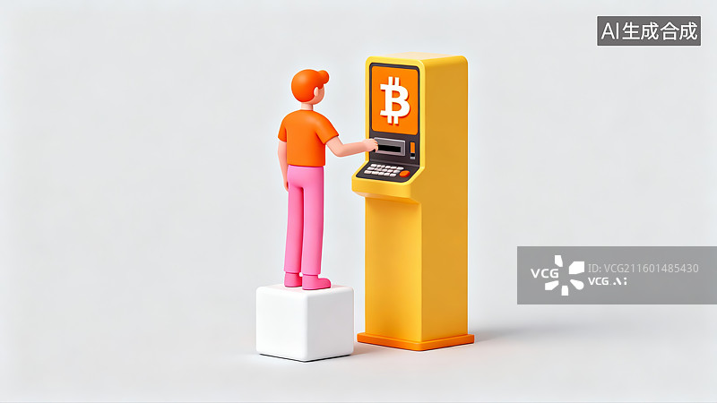 【AI数字艺术】投资理财，虚拟货币，加密货币，金融理财图片素材