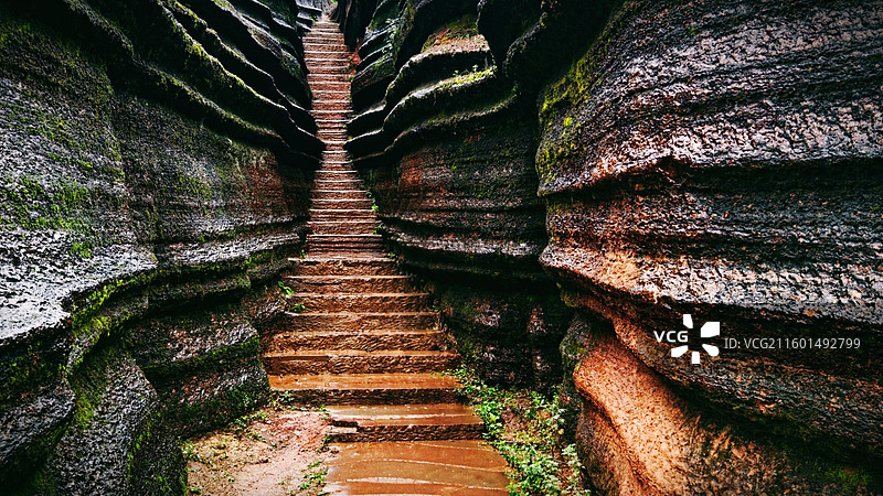 古丈红石林9图片素材