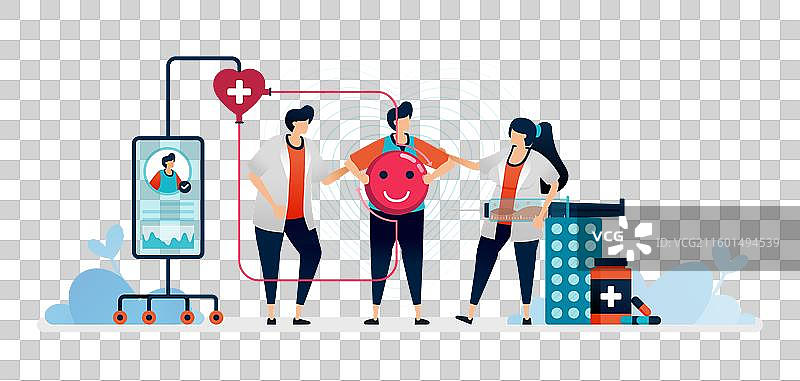 支持性的医疗团队和精神科图片素材