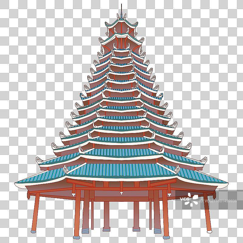 南宁地标相思小镇图片素材