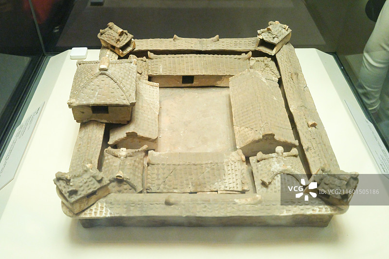 陶院落 三国·吴 1967年湖北鄂州出土 中国国家博物馆“古代中国基本陈列”图片素材