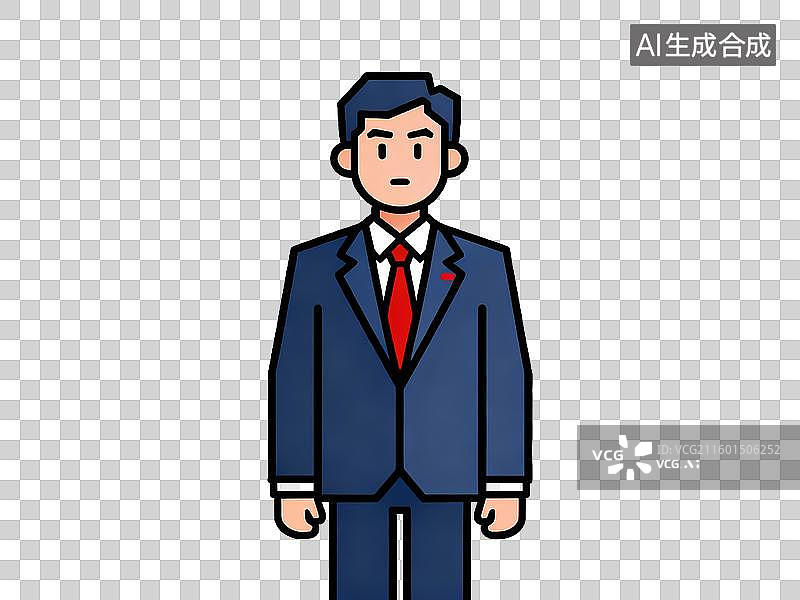 【AI数字艺术】商务办公人士免抠素材图片素材