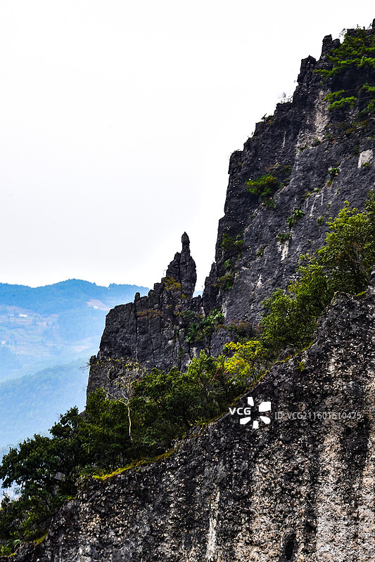 武陵山大裂谷图片素材