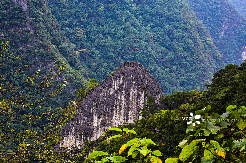 武陵山大裂谷图片素材