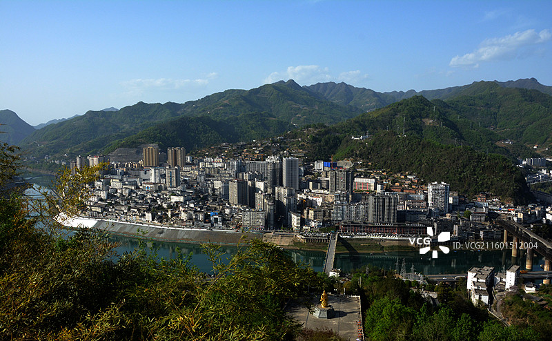 陕西小重庆---紫阳县图片素材