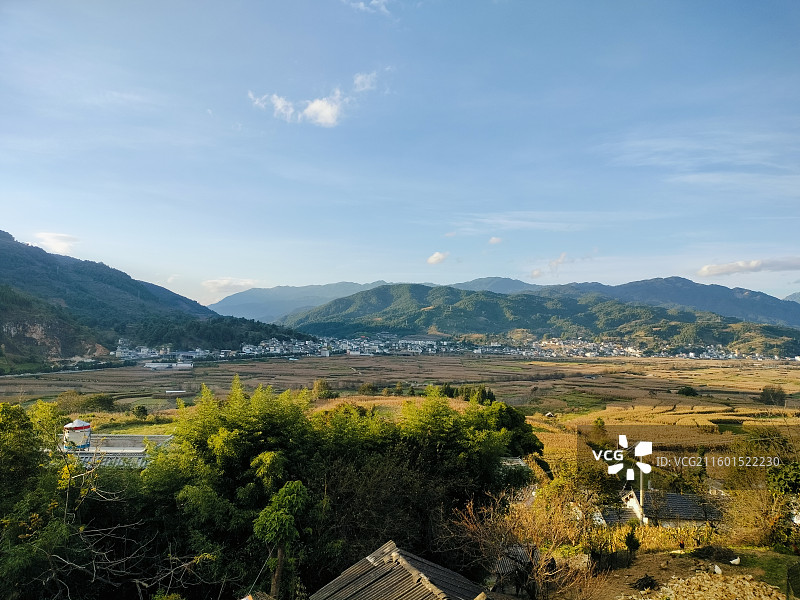 云龙槽涧阿昌族仁山村风光图片素材