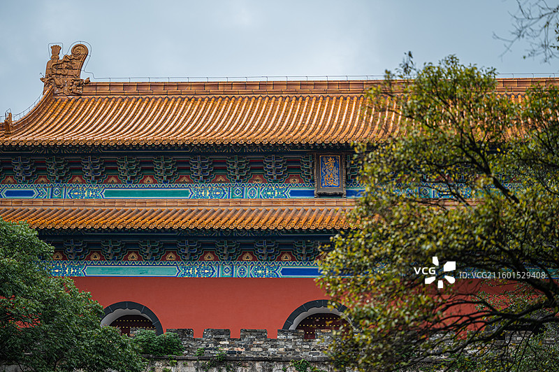 南京明孝陵方城明楼图片素材