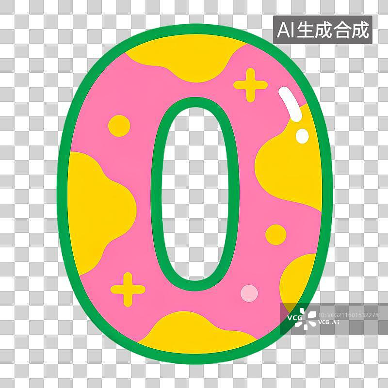 【AI数字艺术】色彩丰富的细胞示意图图片素材