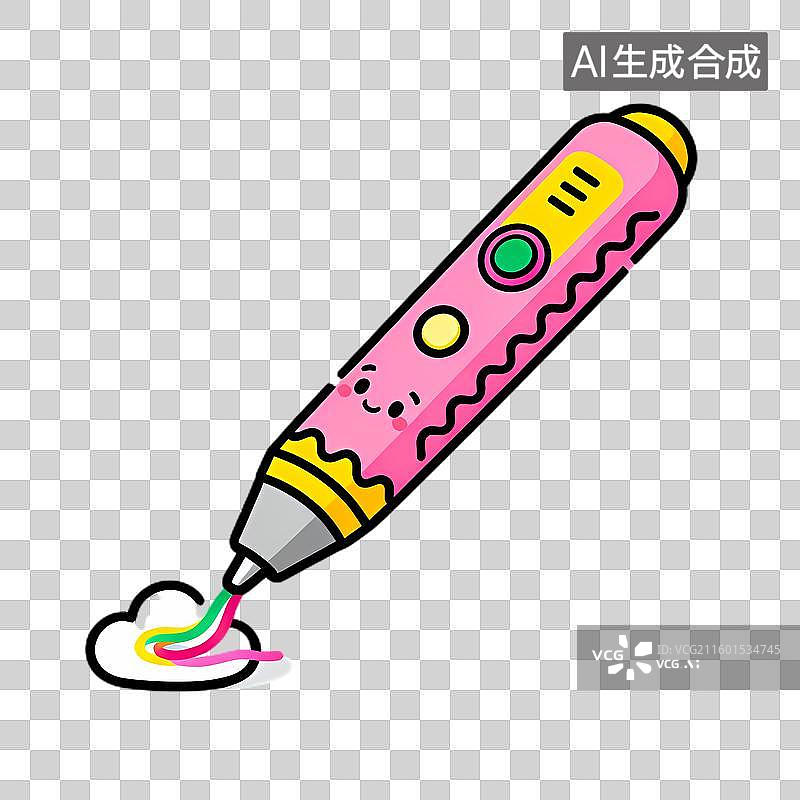 【AI数字艺术】电动牙刷用于口腔清洁图片素材