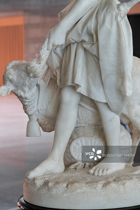 罗丹艺术中心（上海）藏，《年轻的牧羊人》，安东尼奥.博尔托内，约1870年图片素材