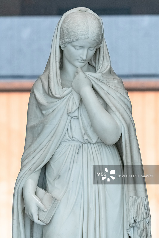 罗丹艺术中心（上海）藏，《高原玛丽》，本杰明.爱德华.斯彭斯，1859年图片素材