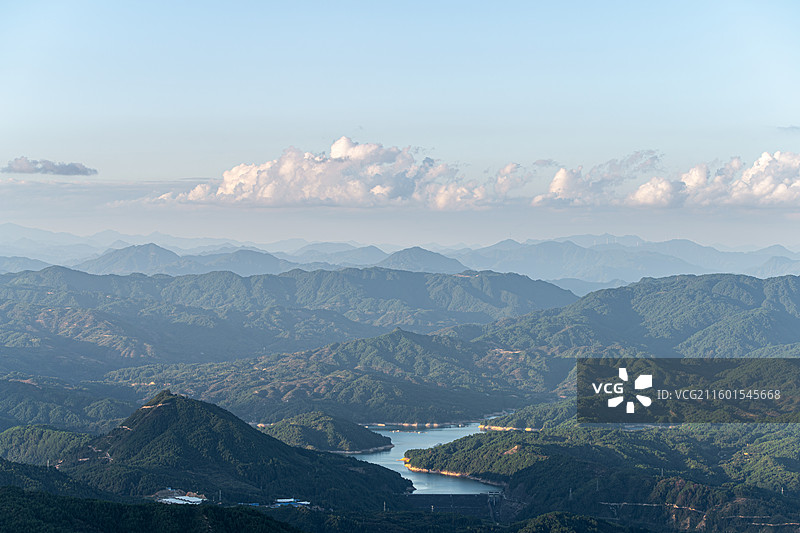 周宁县仙风山及周边山峦山景图片素材