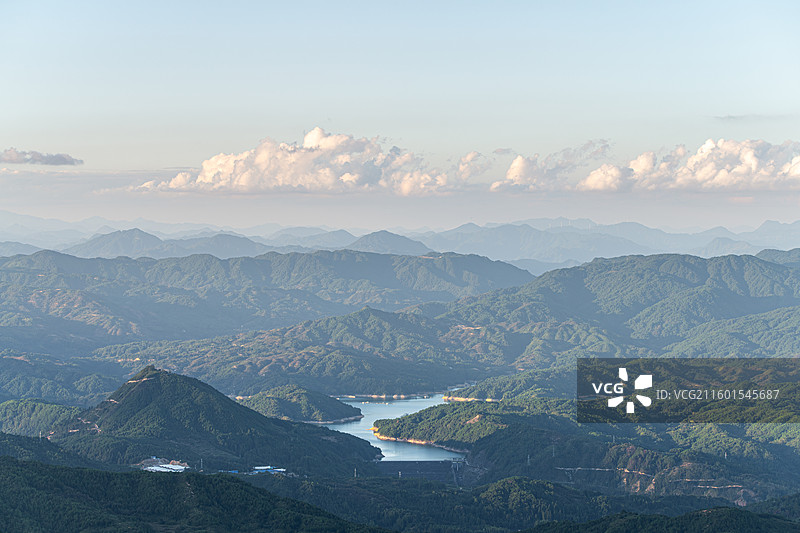 周宁县仙风山及周边山峦山景图片素材