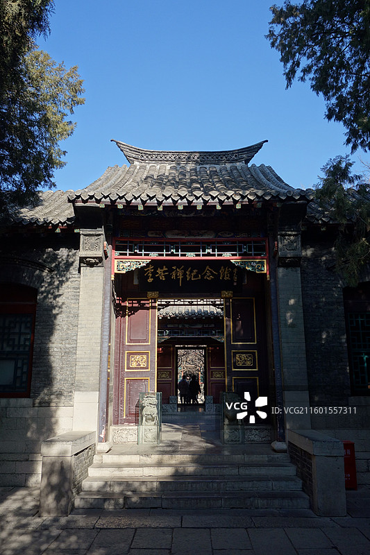 山东省济南市趵突泉李苦禅纪念馆图片素材