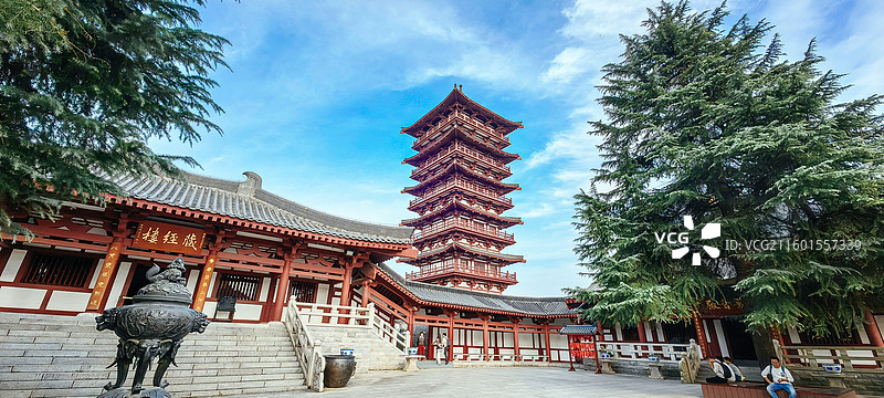 安徽合肥紫蓬山国家森林公园与西庐寺风光图片素材