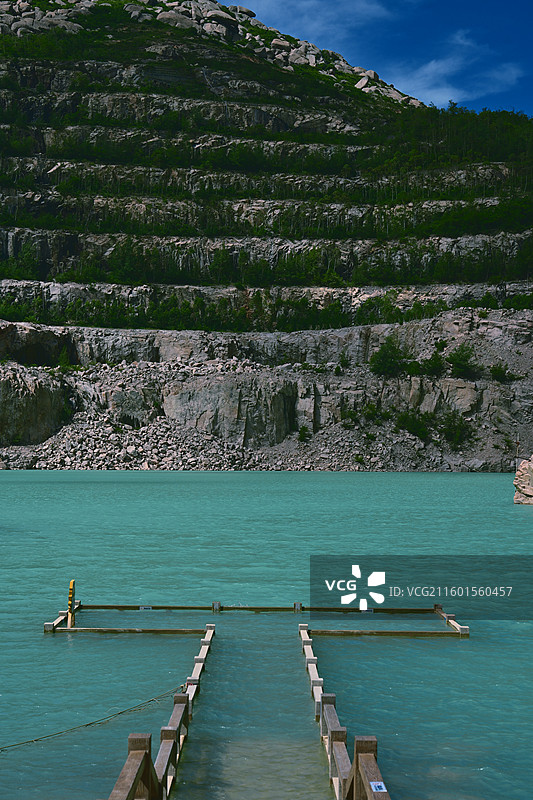 广东省珠海市外伶仃岛矿石湖景色图片素材