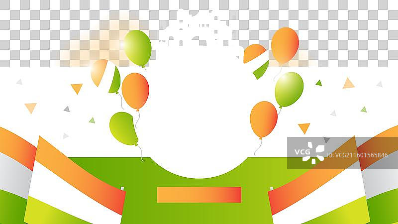 印度独立日渐变色直播背景图片素材