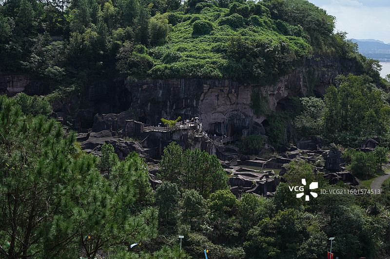 蛇蟠岛图片素材