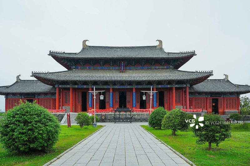应天书院崇圣殿  四大书院之一 河南省商丘市商丘古城图片素材