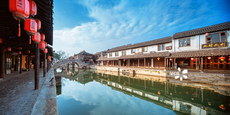 嘉兴西塘古镇图片素材