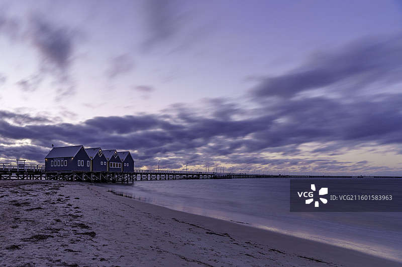 海上栈桥图片素材