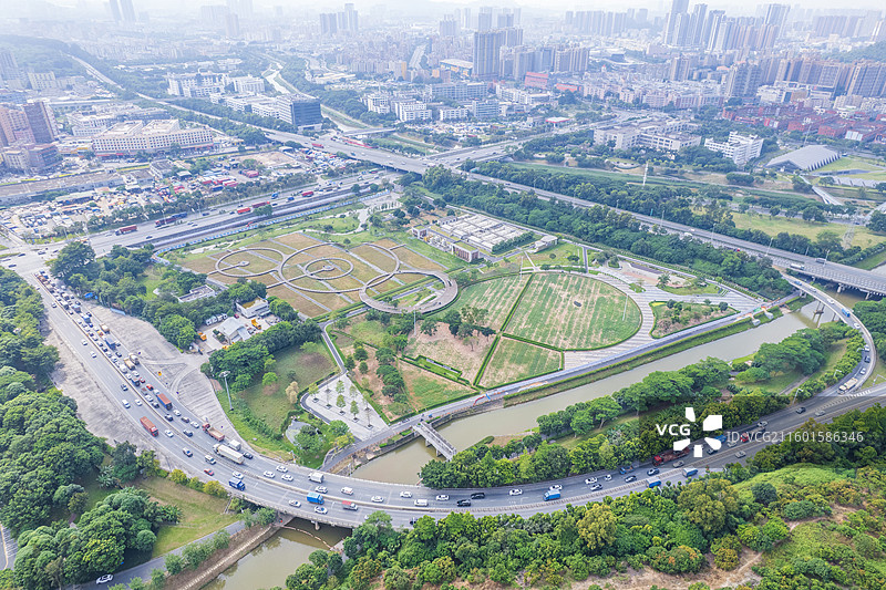 深圳光明区楼村湿地公园图片素材