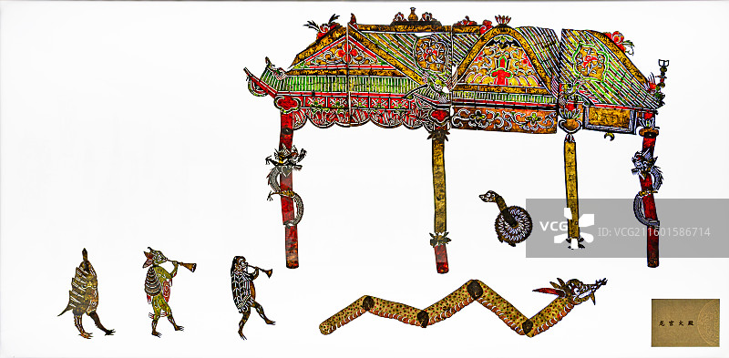 甘肃 庆阳 博物馆 皮影图片素材