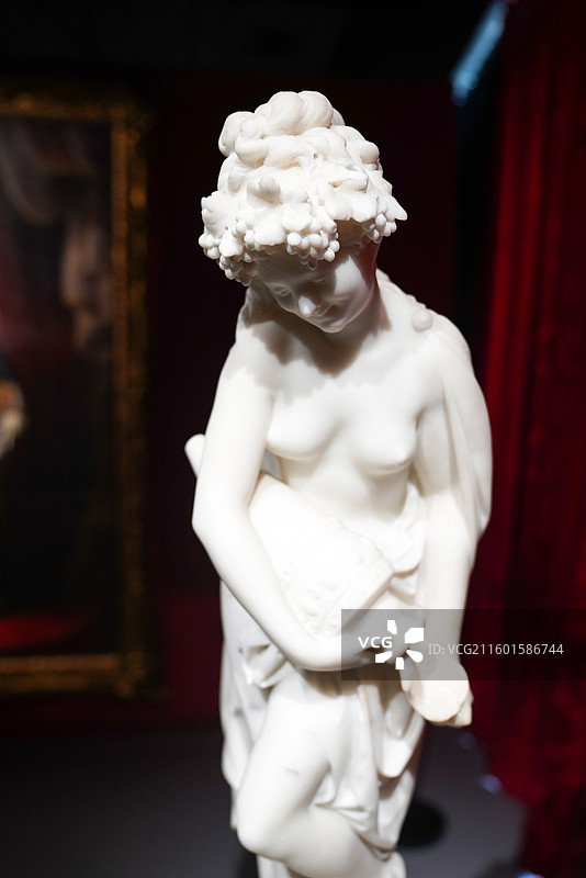 上海 罗丹艺术中心 罗丹 阿尔伯特-恩涅斯特·卡里耶-贝勒斯《秋》，1880年图片素材