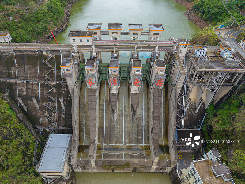 广东省梅州市蕉岭县，长潭电站图片素材