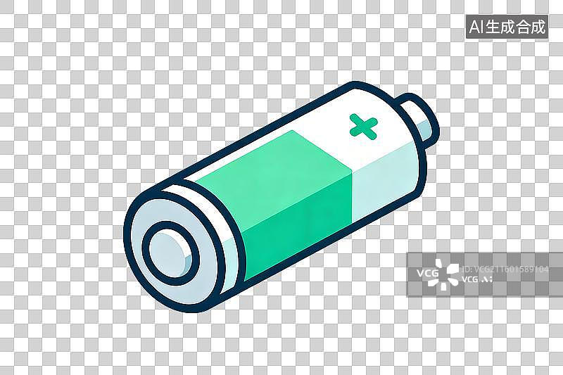 【AI数字艺术】免扣新能源电池元素图片素材