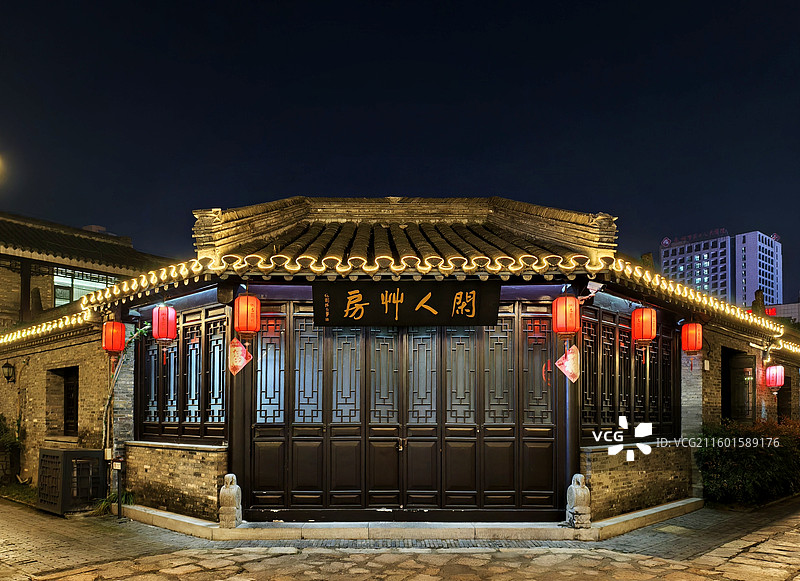 姜堰古罗塘旅游文化景区图片素材