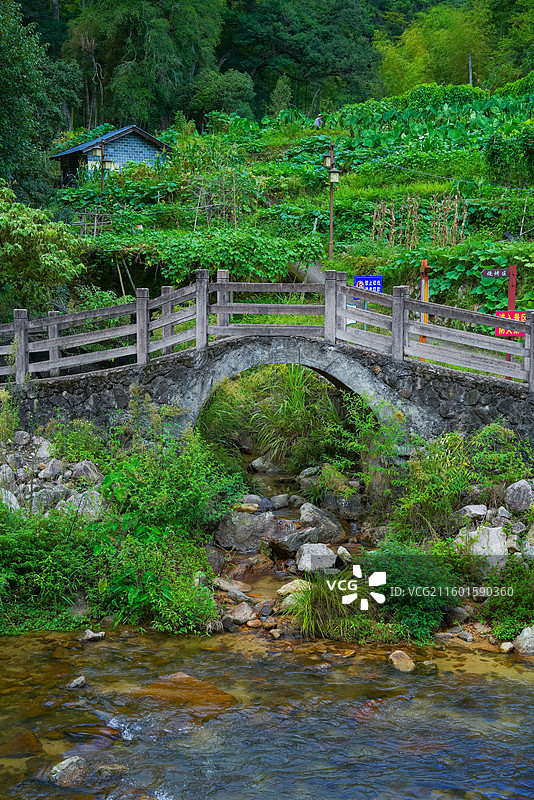 福建省龙岩市，上杭县，古田镇，梅花山十八寨图片素材