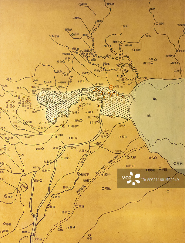 宋朝 塘泺工程 天津博物馆图片素材