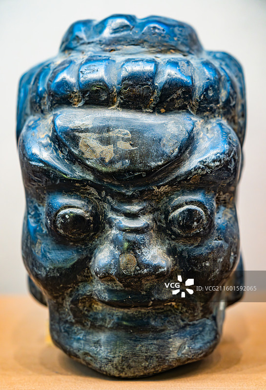 甘肃 庆阳 博物馆 雕塑 造像图片素材