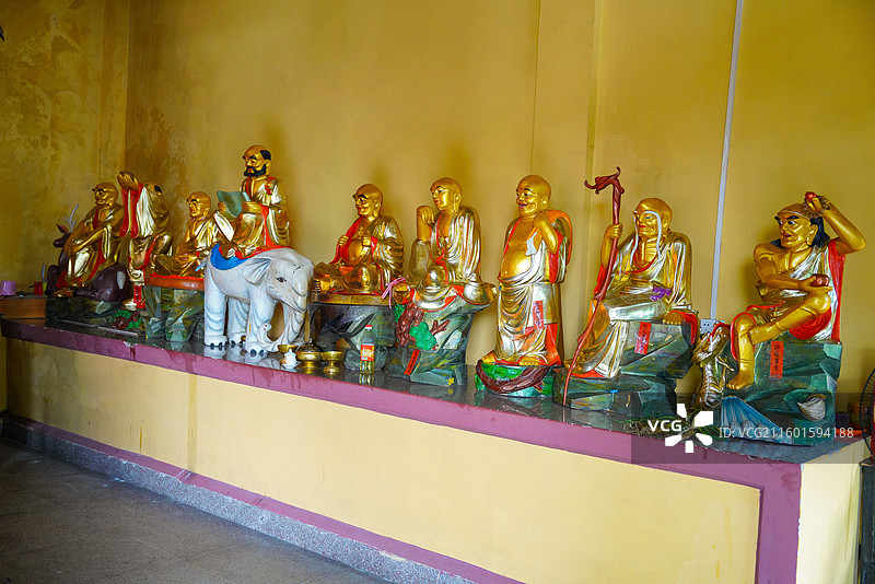 广东省梅州市蕉岭县，高台庵，悬空寺！图片素材