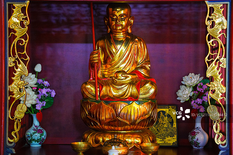 广东省梅州市蕉岭县，高台庵，悬空寺！图片素材