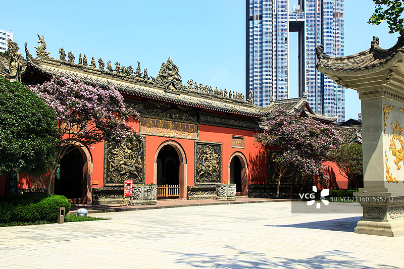 成都大慈寺图片素材
