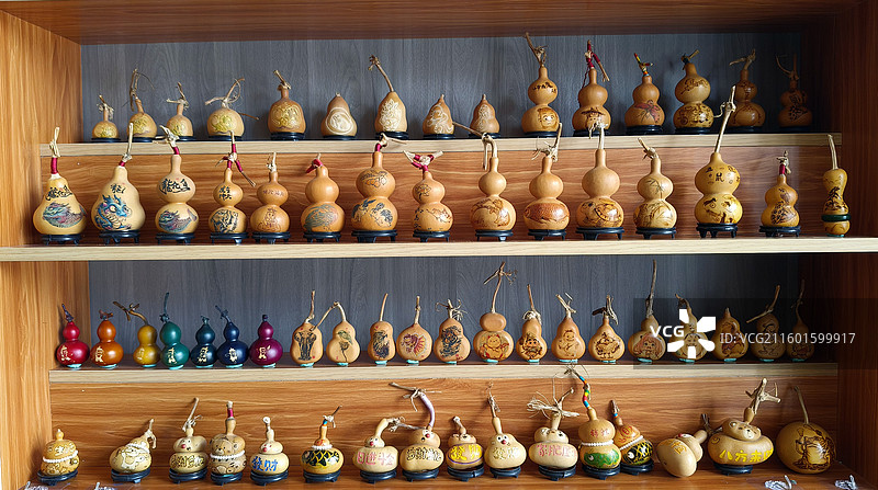 山东聊城：文创葫芦图片素材