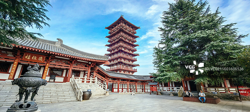 安徽合肥紫蓬山国家森林公园与西庐寺风光图片素材