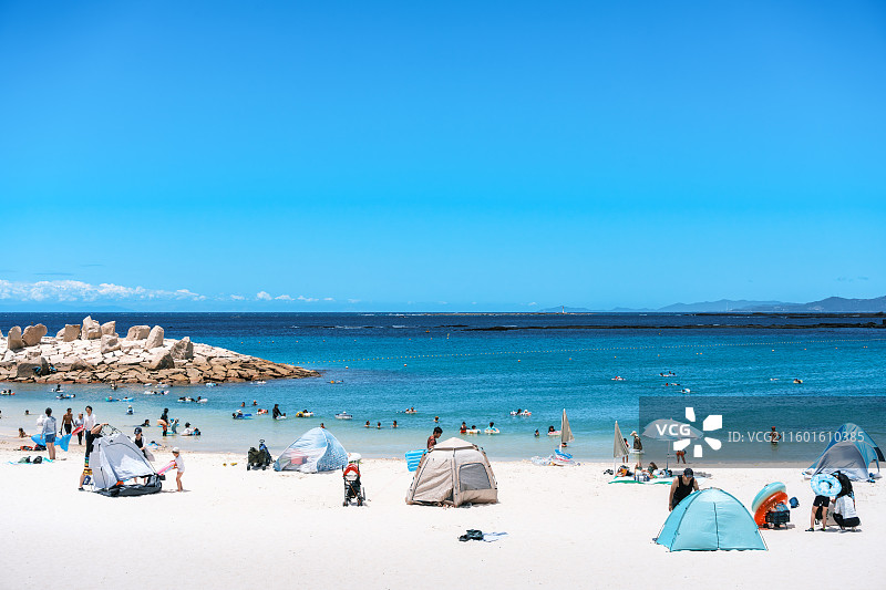 太平洋海边落日图片素材