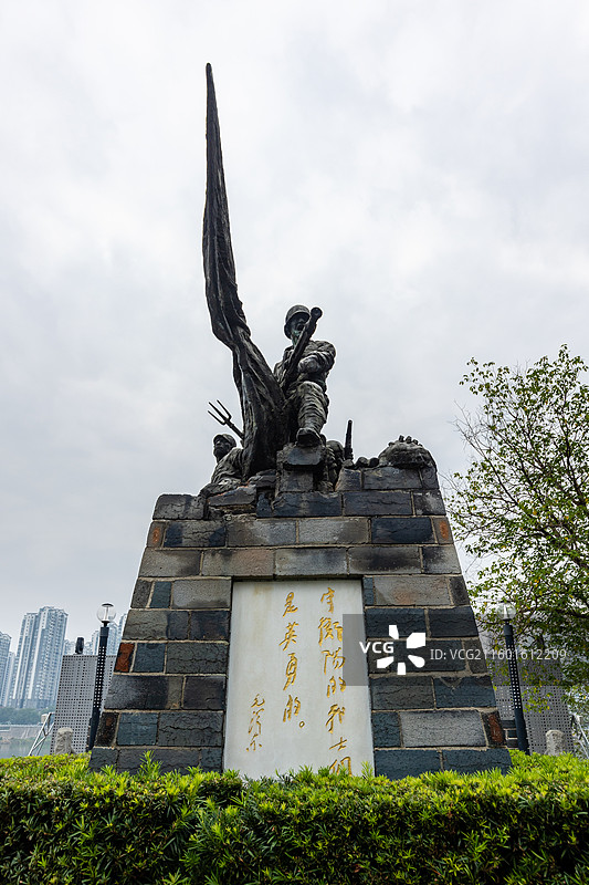 衡阳抗战纪念衡阳保卫战纪念雕塑图片素材