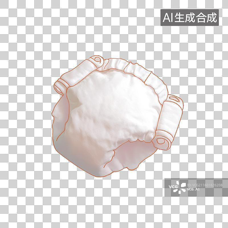 【AI数字艺术】婴儿纸尿裤正面展示图片素材