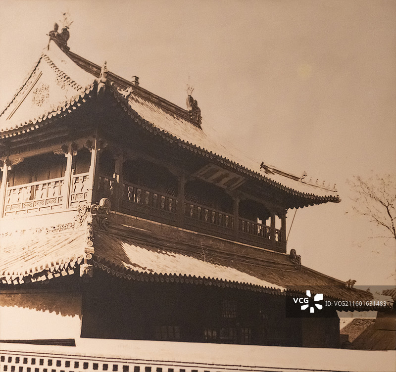 玉皇阁始建于明代 是天津历史上规模最大的道观 天津博物馆图片素材