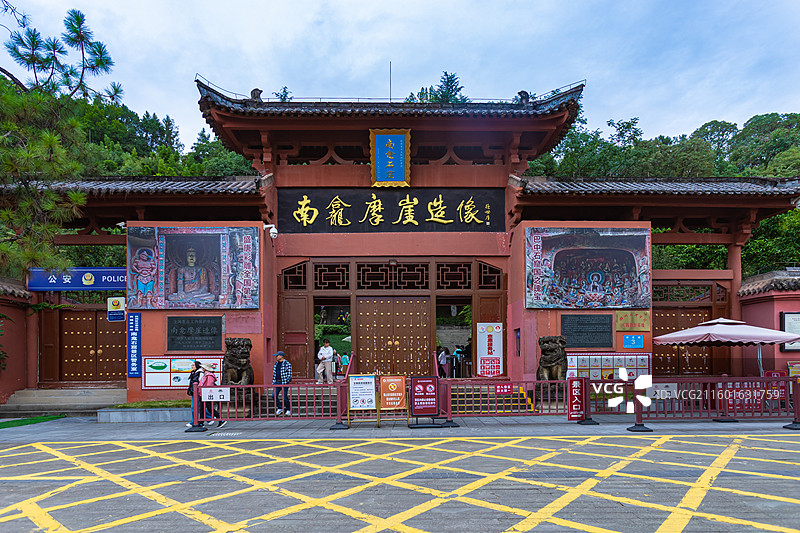 南龛石窟图片素材