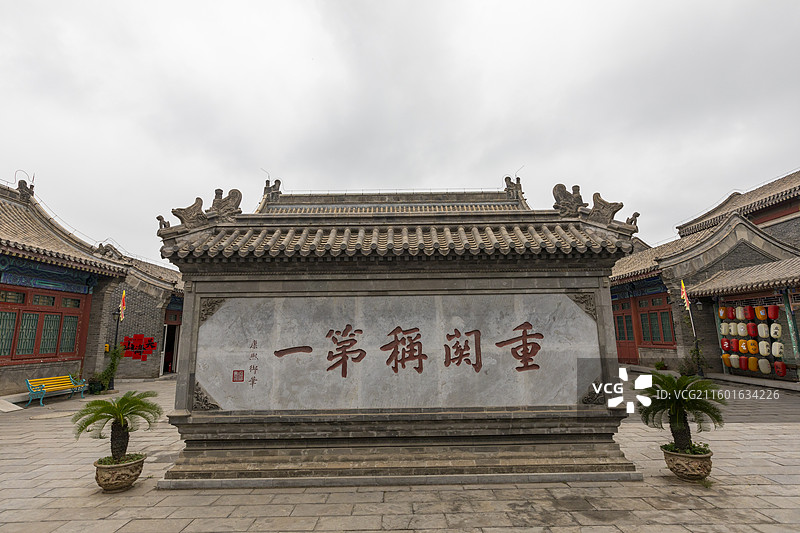 秦皇岛市山海关古城，山海关古城历史博物馆，山海镇督师府图片素材